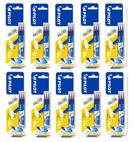 Plavi Frixion Pilot 0,5 mm 10x 3-Pak Uložak