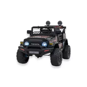    Automobil na akumulator Toyota FJ Cruiser crni daljinski upravljač 4x4 pogon audio LED EVA