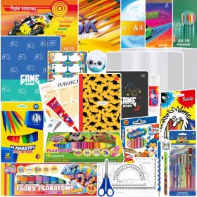    VELIKI ŠKOLSKI KOMPLET ZA ŠKOLU XXL SET ZA DJEČAKA GRATIS PLAN