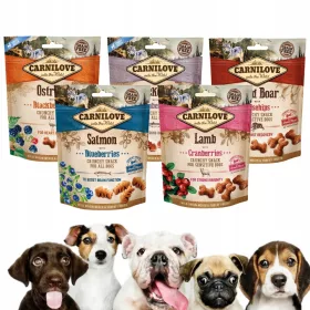 Carnilove Ukusni Snack s Lososom i Bobičastim Voćem 200g