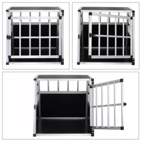 Transporter za pse Cadoca crne boje veličine M 70x54x51cm