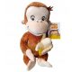 CURIOUS GEORGE MAJMUN PLIŠANA MASKOTA S BANANOM 30 CM
