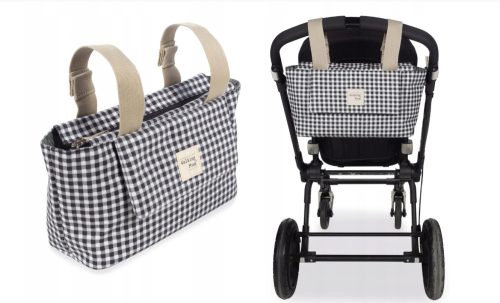 Torba za kolica Walking Mum 001 - Organizator s puno pretinaca i modernim dizajnom za praktičnost i stil. Idealna za svaku mamu koja želi imati sve pri ruci. Torba dolazi u elegantnoj crnoj boji, izdr