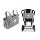 Torba za kolica Walking Mum 001 - Organizator s puno pretinaca i modernim dizajnom za praktičnost i stil. Idealna za svaku mamu koja želi imati sve pri ruci. Torba dolazi u elegantnoj crnoj boji, izdr