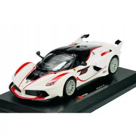 BBURAGO FERRARI FXX K DIECAST MODEL 1:24 SCALE WHITE 26301