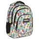 Backup školski ruksak s više odjeljaka Nijanse ljubičaste, ružičaste, zelene, žute i zlatne, Multicolor 26 l