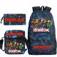 Roblox Set Školski ruksak, torba i pernica s uzorcima
