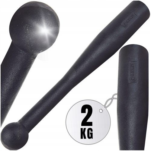 Maczuga za vježbanje od lijevanog željeza KAWMET 2 kg
