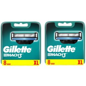    Gillette Mach3 Zamjenske oštrice za muške britvice, 16 komada