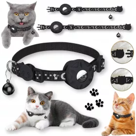 OGRLICA ZA MAČKE S GPS LOKATOROM I ZVONCEM