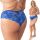 Lagane tangice od punjene čipke s visokim strukom PLUS SIZE fenome COBALT 44/46