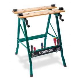 Radni stol, sklopivi, VONROC | set steznih čeljusti