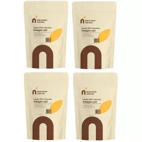   100% Prirodni Riblji Kolagen u Prahu 1kg (4x250g) - Visokokvalitetan Dodatak Prehrani