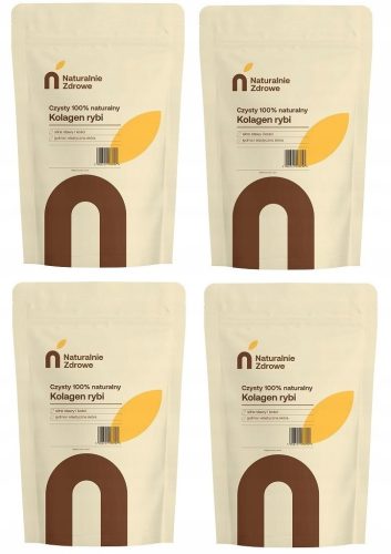 100% Prirodni Riblji Kolagen u Prahu 1kg (4x250g) - Visokokvalitetan Dodatak Prehrani