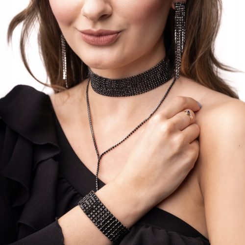 Crni Set Nakita s Cirkonima
