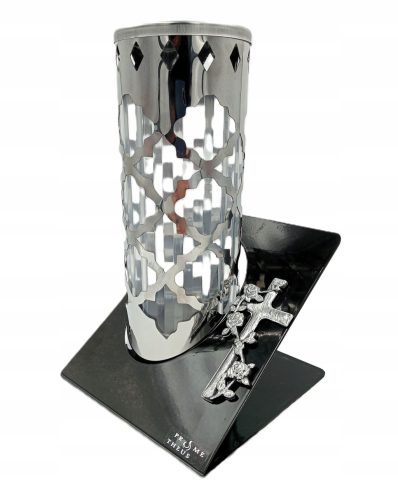 LANTERN OF HOPE WITH CROSS FOR GRAVE, DURABLE, STURDY METAL, EXCLUSIVE
