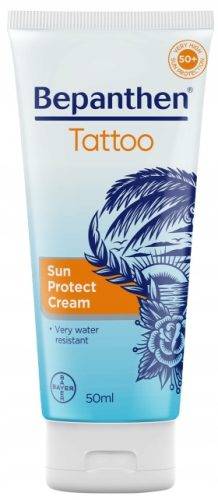 Bepanthen® Tattoo krema za sunčanje SPF 50+: Zaštitite boje vašeg tetovaže
