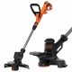 Crna i Decker električna kosilica trave 30 cm 550 W BESTE630 trimer sa niti