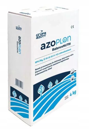 Azoplon BalanceNUTRI NPK 18-18-18 4kg + mikro, sumpor, magnez gnojivo