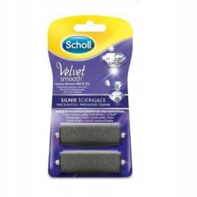 Scholl Velvet Smooth Wet&Dry zamjenske glave, 2 komada