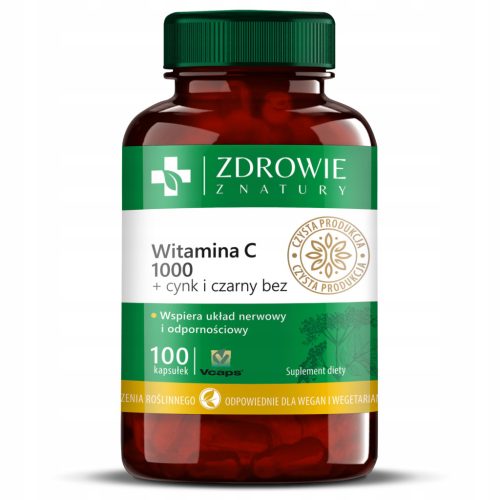 Colfarm Suplement dijeta s Vitaminom C 1000 + Cink + Crni bazga, 100 kapsula