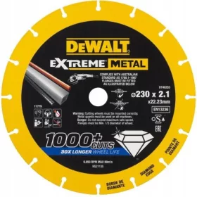   DIJAMANTNI DISK ZA METAL 230x2,1 mm DeWalt Extreme Metal DT40255-QZ