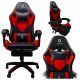 DUNMOON 8979 Gaming Stolica, Crna i Crvena Eko Koža