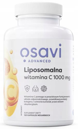 Liposomalni Vitamin C 1000 mg - 120 veganskih kapsula za jačanje imuniteta