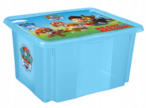Kutija za igračke Paw Patrol 45L plave boje s poklopcem 55,5 x 30 cm