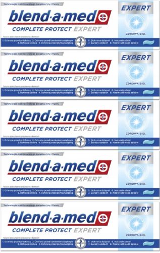 Blend-a-med Kompletna zaštita Expert Healthy Bijela pasta za zube 5 x 75 ml