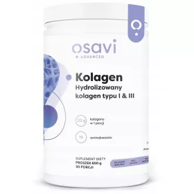   Osavi Kolagen Hidrolizirani Tip I & III 600g za Zdravlje Kože, Kosti i Mišića