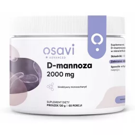   OSAVI D-Mannosa u Prahu 2000 mg - 60 Dnevnih Doza za Zdravlje Mokraćnog Sustava