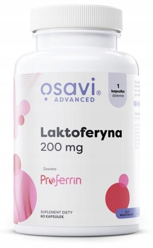 Laktoferina OSAVI, 200 mg - Kapsule za Poboljšanje Imuniteta i Apbsorpciju Željeza