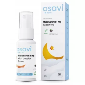   Osavi Melatonina 1 mg s passiflorom, oralni sprej, crni ribiz - 25 ml