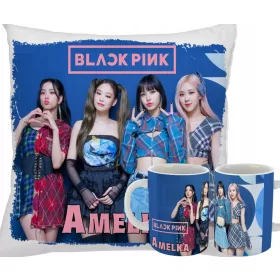    ŠALICA + JASTUK BLACKPINK K-POP KPOP Set + NAZIV RAZNI UZORCI POKLON