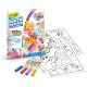 CRAYOLA- Set za Bojanje Color Wonder sa 18 Stranica i 4 Markera Bez