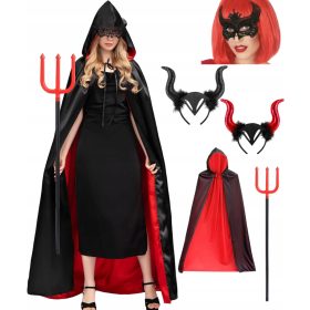   PartyPal Vražački Kostim Djevojčki Sklopivi Trozubac 102 cm