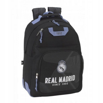 Najnoviji školski ruksak Real Madrid s više odjeljaka i kapacitetom od 20 litara. Ovaj ruksak ima dva glavna pretinca, jedan manji s organizatorom za sitnice i poseban džep za bočicu napitka. Izrađen 