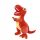 MASKOTA VELIKI PLIŠANI DINOSAUR T-REX CRVENI XXL 60cm
