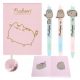  Bilježnica A5 St. Majewski Pusheen Shades of pink + 3× Pusheen automatska brisiva olovka 1 kom