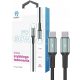 Korgy CCB20 USB-C - USB-C 2m Najlonski Pleteni Kabel za Brzo Punjenje