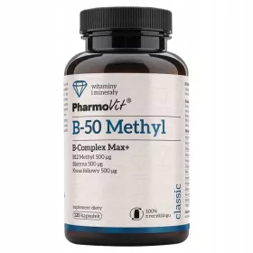   B-50 Methyl B-Complex Max+ Pharmovit - Dodatak Prehrani s Vitaminima B