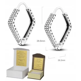 Srebrne naušnice 925 K204