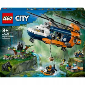  LEGO CITY 60437 ISTRAŽIVAČ DŽUNGLE HELICOPTER U BAZI