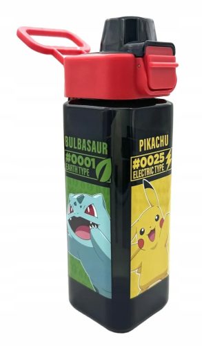 BIDON POKEMON ZA PIĆE SA SLAMČICOM 500ml PIKACHU BULBASAUR CHARMANDER