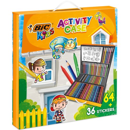 Set za umjetničke aktivnosti BIC s 64 komada + 36 naljepnica