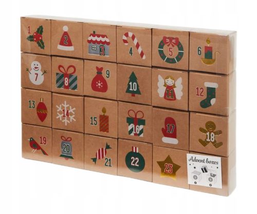  Adventski kalendar, kutija za sitnice, 24 kom
