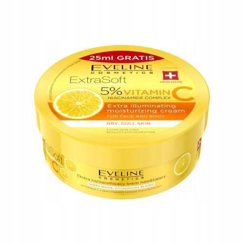 EVELINE Extra Soft Ekstra hidratantna krema s vitaminom C 5%