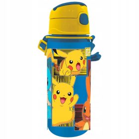 Kids Euroswan Pokemon Pikachu boca za vodu s remenom 600 ml