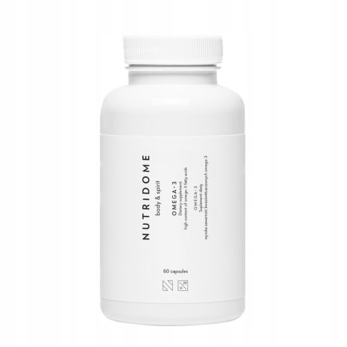 Omega-3 Nutridome: 1100 mg EPA i DHA za zdravlje srca, mozga i očiju, 60 kapsula